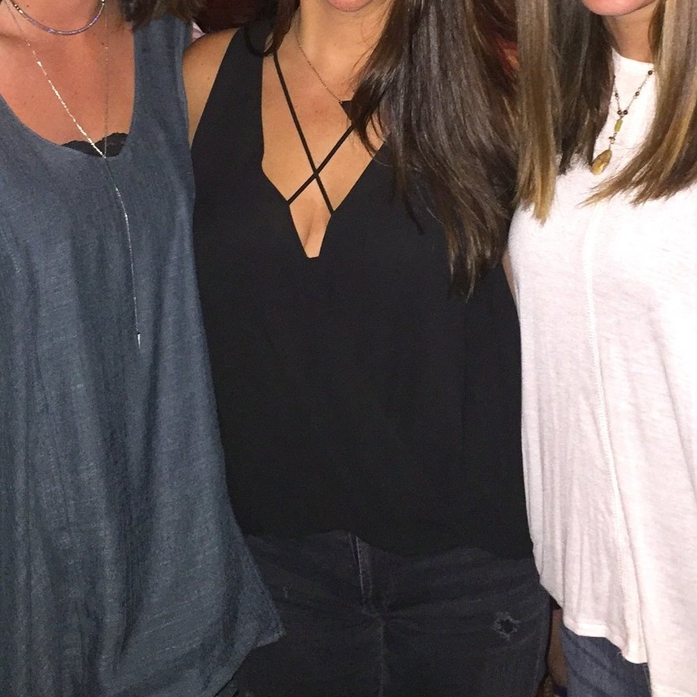 Black Sheer Blouse - LUSH brand - Small